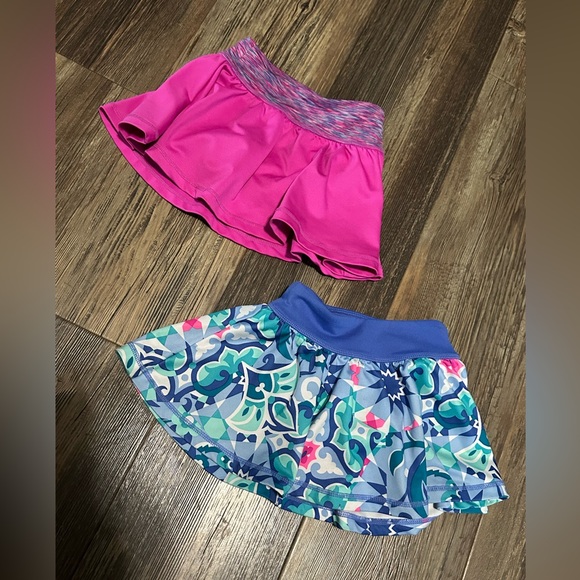 GYMGO Gymboree athletic skort SKIRT tennis gymnastics GIRLS XS 3-4 toddler lot/2 - Picture 1 of 8